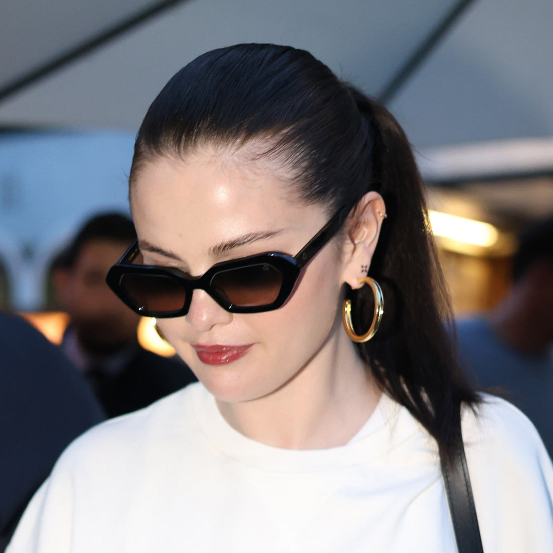 Selena Gómez spotted with Etnia Barcelona sunglasses